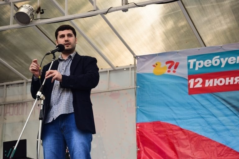 Краснодарский суд приговорил к 5 суткам ареста координатора движения «Голос» Давида Канкия