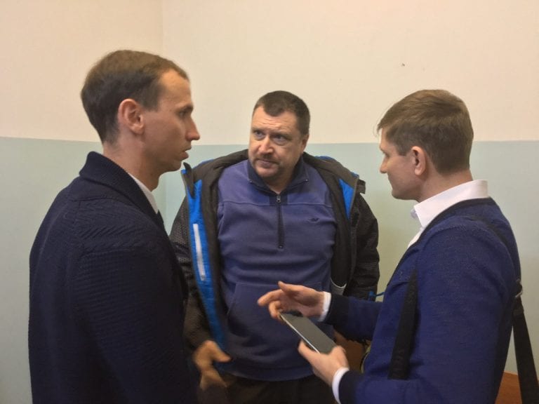 Старокорсунский активист Алексей Никитин прокомментировал своё задержание перед судом