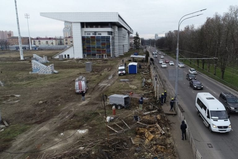 Мэрия Краснодара благоустроит территорию возле стадиона «Динамо»