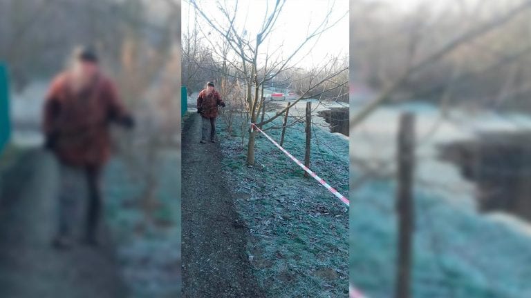 В Горячем Ключе разрушенная дорога обвалилась еще сильнее