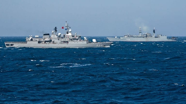 Военные корабли Турции зашли в Новороссийск с деловым визитом