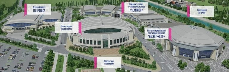 В Краснодаре потратят 4,5 млрд рублей на достройку бассейна в «Городе спорта» около Баскет-холла