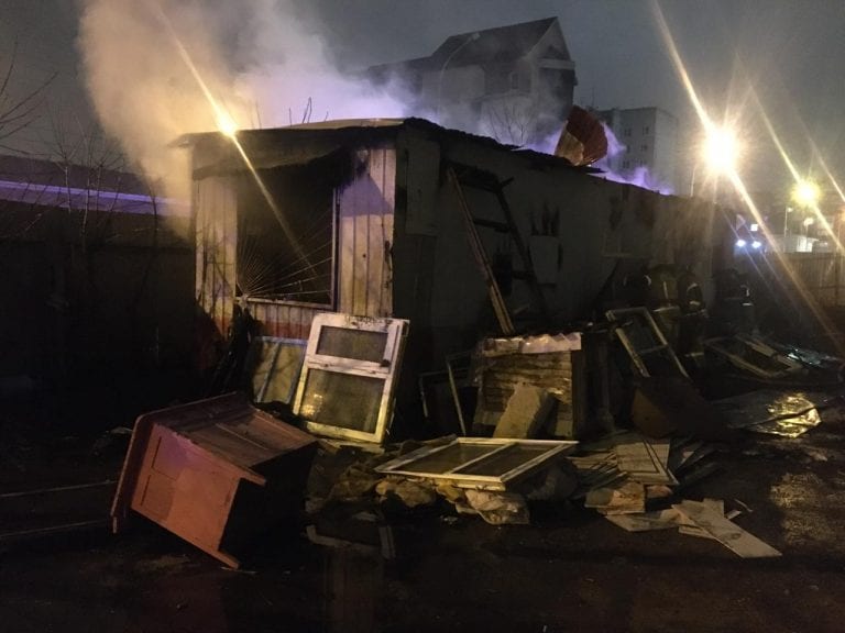 В центре Краснодара при пожаре погиб человек