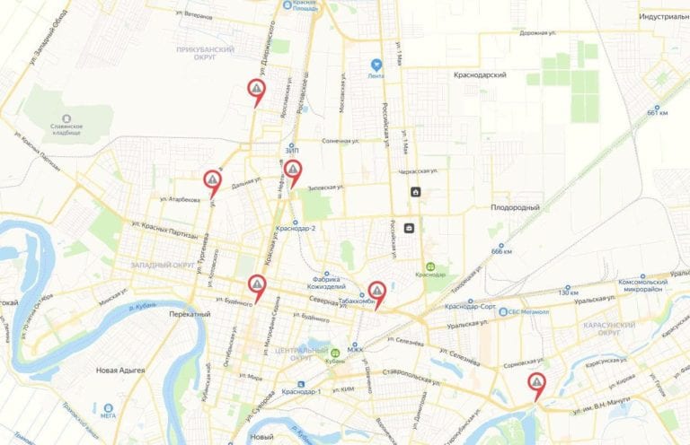 В Краснодаре начали работать шесть карантинных постов ДПС