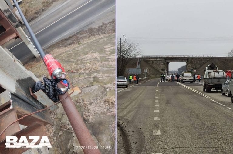 В Краснодарском крае на мосту обнаружили взрывное устройство