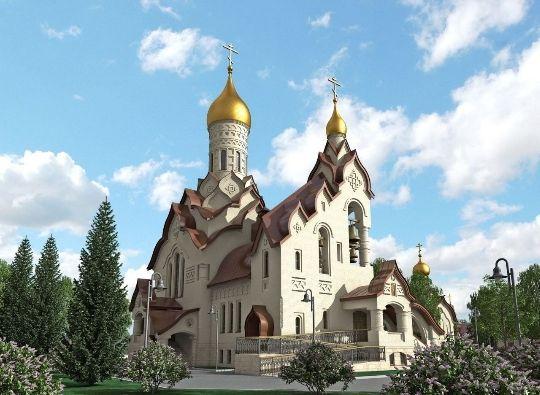 Проект храма. Изображение из телеграм-канала Яны Антоновой