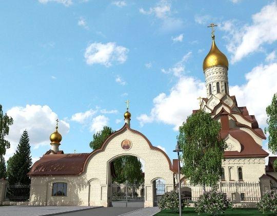 Проект храма. Изображение из телеграм-канала Яны Антоновой