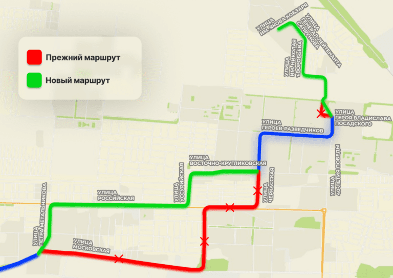 В Краснодаре изменится маршрут автобуса № 56