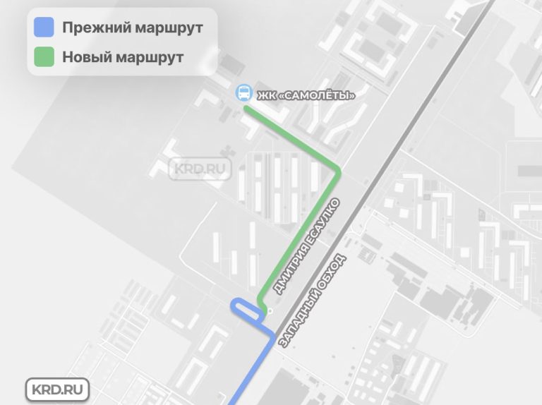 В Краснодаре продлят автобусный маршрут № 22