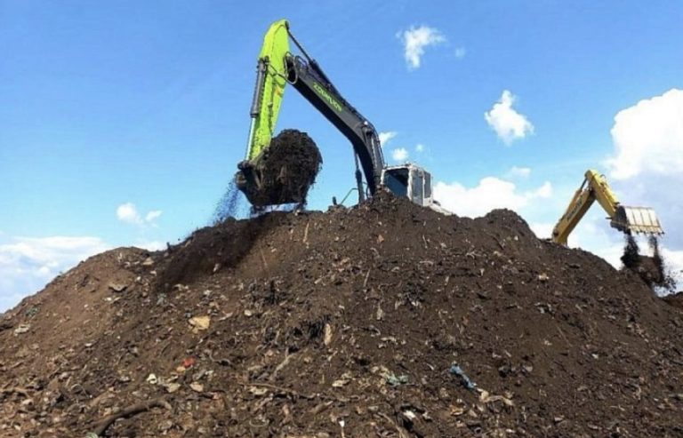 В Краснодаре продолжается рекультивация мусорного полигона