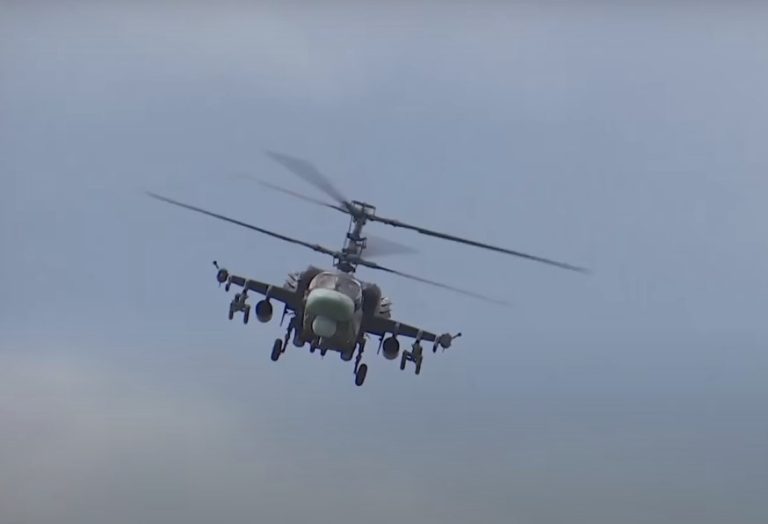 Вертолет Ка-52 рухнул в Азовское море