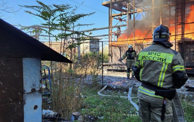 В Краснодаре потушили пожар на заводе крупнейшего в стране производителя масла